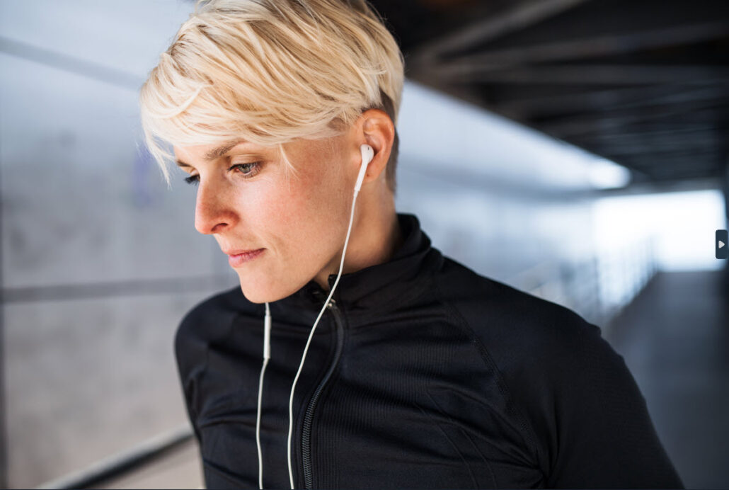 Potential Client Listening to a Law Firm Podcast