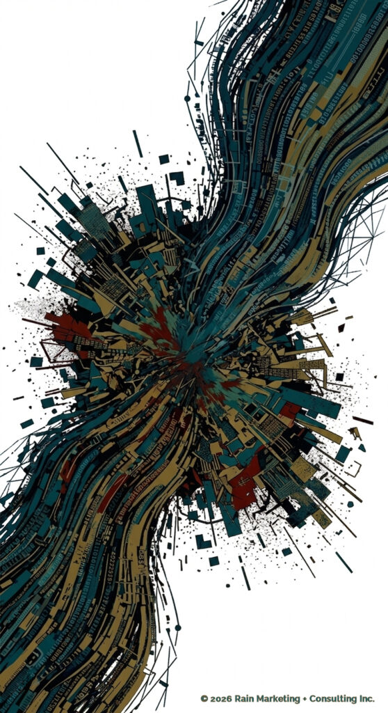 Rain Information Collision Without Decision Structure Vertical© 2026 Rain Marketing + Consulting Inc. All Rights Reserved